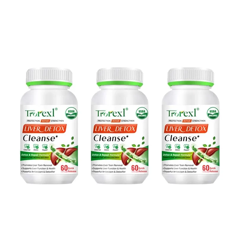 Capsule disintossicanti per la pulizia del fegato Supporto per il fegato per la salute Pillole riparatrici per la pulizia del colon Prevengono la cirrosi del fegato grasso A base di erbe naturali