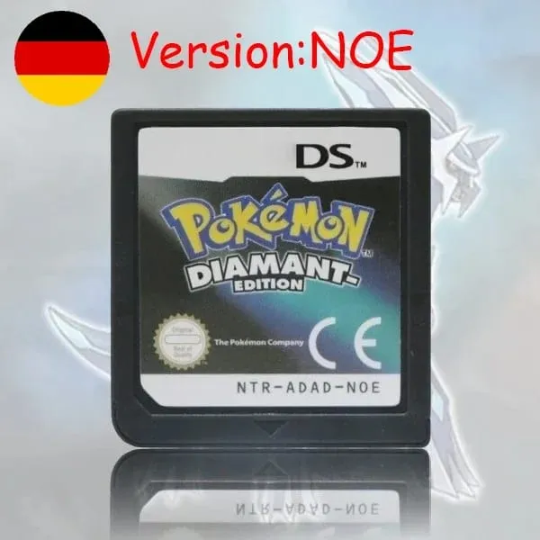 Pokemon Series DS ตลับเกม Diamond Platinum Pearl HeartGold SoulSilver สีดำสีขาวหลายภาษาสำหรับ NDS/2DS — image 21