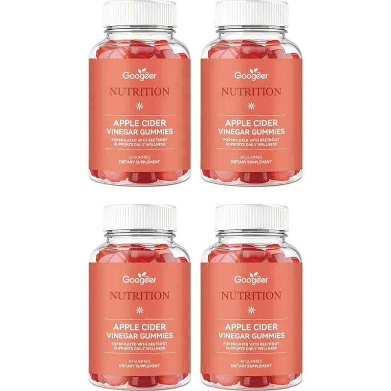 Googeer Apple Cider Vinegar Gummies Fruity with Beetroot Extract and Vitamin B12 Supports Daily Health Management 60 Gummies — image 10