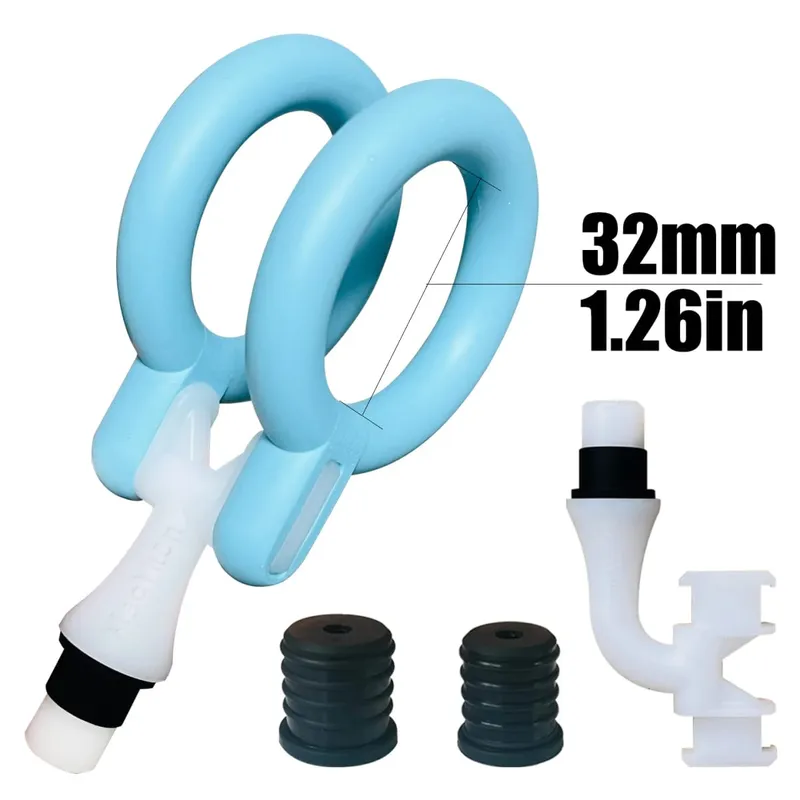 (Fits 12-19mm Shaft) Massage Gun Head attachments - Fascia Gun Silicone Head Replaceable Fitness Accessories Men's sex toy — image 8