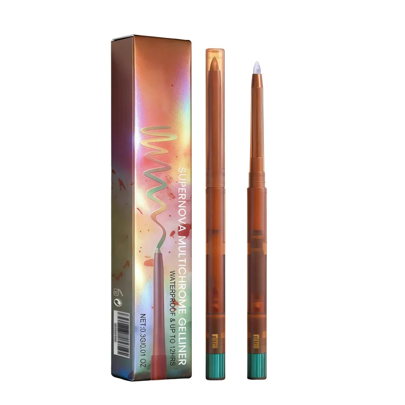 Photochromic Eyeliner Gel Pencil - Unique Eye Makeup Style Smooth Lines Smudge-Proof Long-Lasting Color-Changing Shimmery — image 11