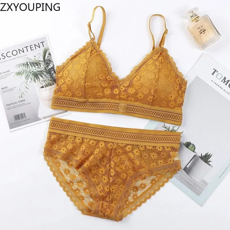 Σετ Σουτιέν 3 τεμαχίων Σέξι δαντέλα Beauty back κοστούμι Εσώρουχα Συγκεντρώστε απρόσκοπτη γυναικεία εσώρουχα Εσώρουχα Άνετα εσώρουχα — image 6
