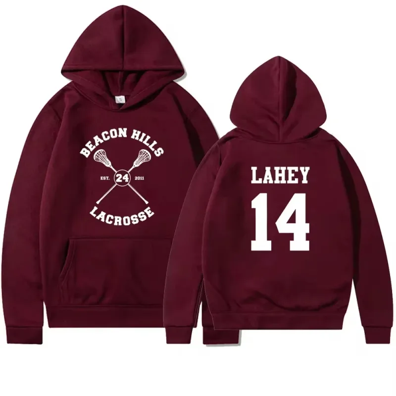 Lighthouse Mountain Stilinski 24 Lahey McCall Hoodie Hip-hop Trend Hooded Sweatshirt Atasan Gaya Jalan