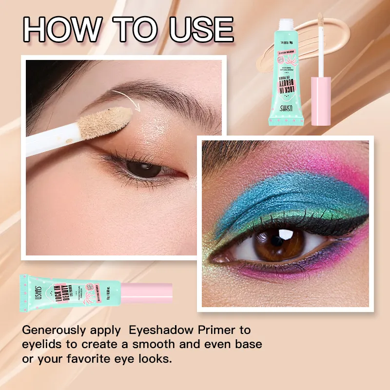 Lock In Beauty Ombretto Primer A lunga durata a prova di sbavature Illumina il colore degli occhi Base liscia Primer per trucco occhi invisibile