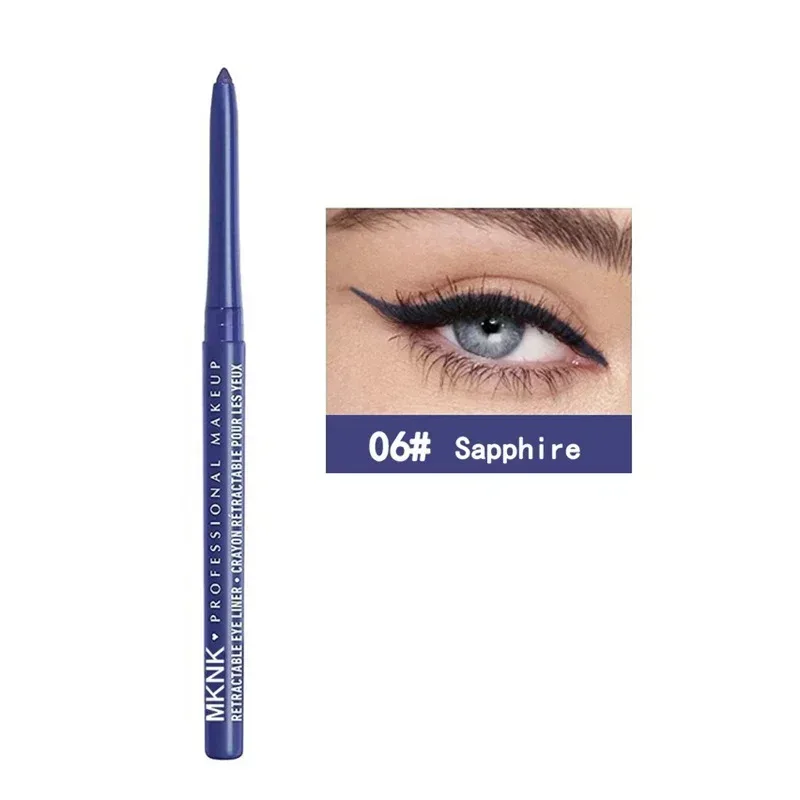 8 Colors Waterproof Black Eyeliner Gel Pencil Smudge-Proof Long-Lasting Beginner-Friendly Eye Makeup High Pigment Eye Liner Pen — image 13