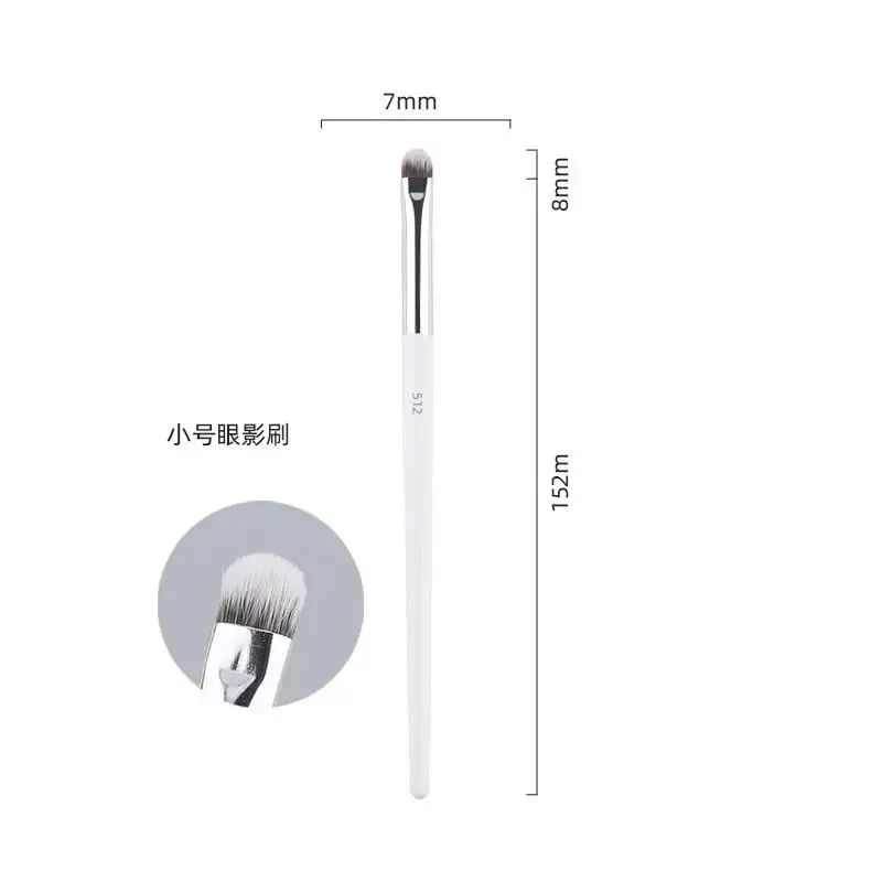 1pc White Powder Makeup Brushes 3D Liquid Foundation Base Make up Brush Eyeshadow blending Detail Face Eye Concealer Beauty tool