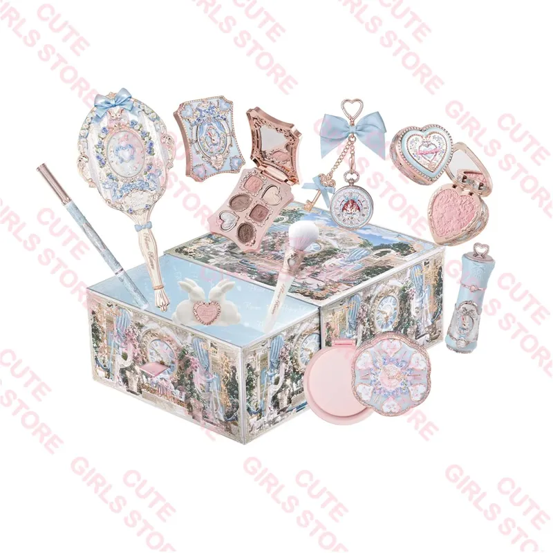 Мини-подарочный набор Flower Knows Knight Unicorn Collection с губной помадой, румянами, тенями для век, пудрой, подводкой для губ, зеркалом и инструментами