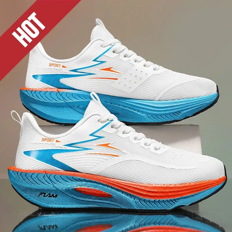 Running Shoes Carbon Board Speciality Marathon Men Sports Breathable Lightweight Women's Comfortable Athletic Nonskid Sneakers — image 6