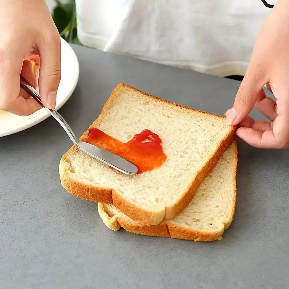 Stainless Steel Cheese Butter Spreader - Multipurpose Knife for Sandwiches Jams Bread Condiments & Appetizers Kitchen Essent — image 4