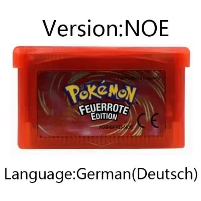 GBA Game Pokemon Series Video Game Cartridge Console Card Pokemon Emerald FireRed Ruby LeafGreen Sapphire Multi-language — image 23
