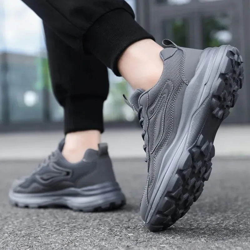 Men's Summer Sports Shoes Versatile Mesh Breathable Comfortable Walking Shoes for Man Outdoor Soft Sole Casual Running Sneakers — image 6