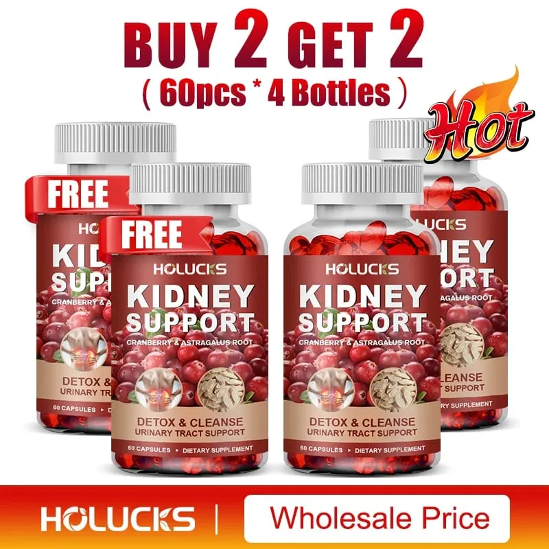 Kidney Cleanse & Detox Supplement with Cranberry Astragalus Root for Kidney Restore Support Bladder & Urinary Tract Health