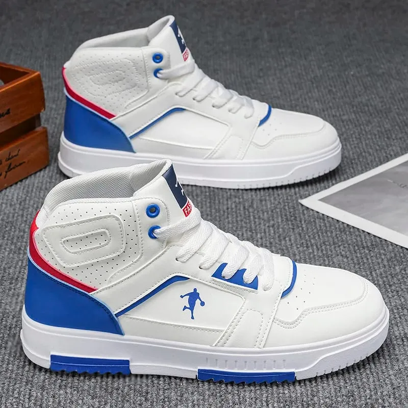 Men's Low-Top Casual Sports Shoes Fashion Basketball Sneakers Street Style Skateboarding Shoes for Teens