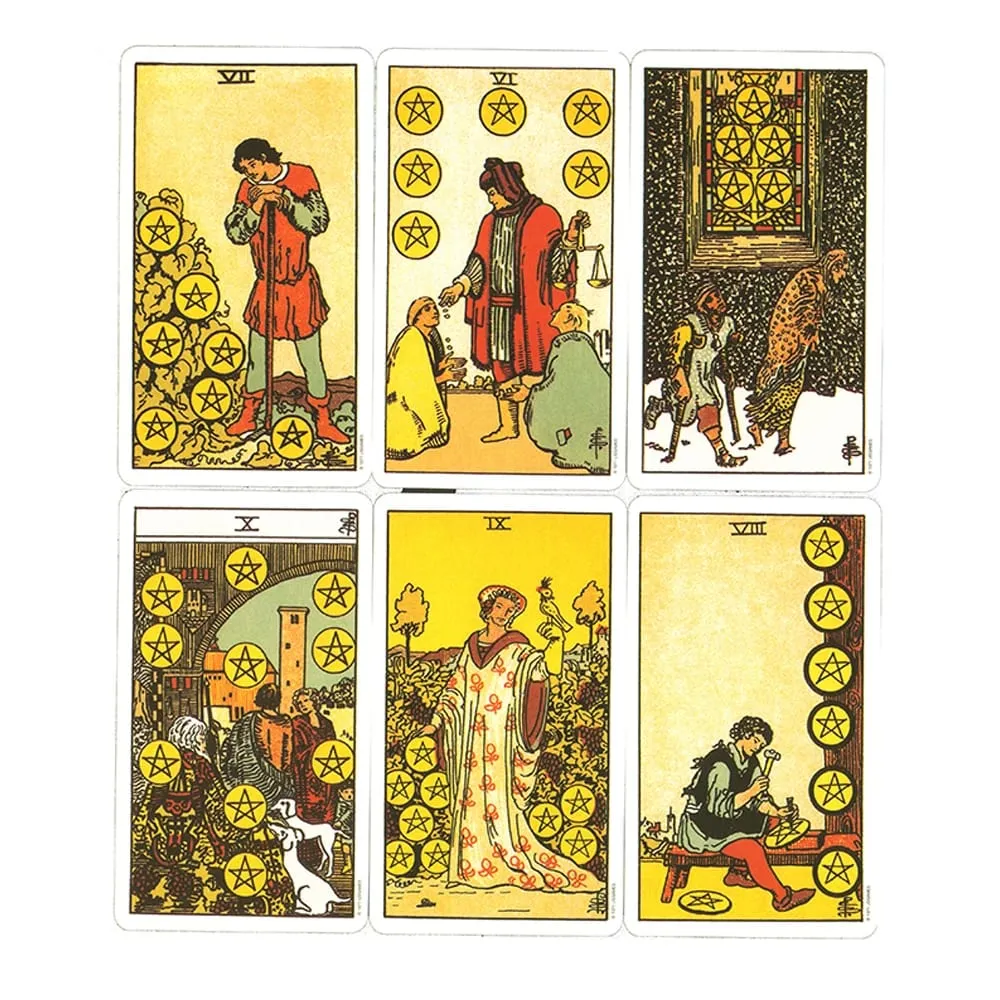 10.3*6cm Original Rider Waite Tarot Deck 78 Pcs Cards for Bbeginners Classic Edition — image 5