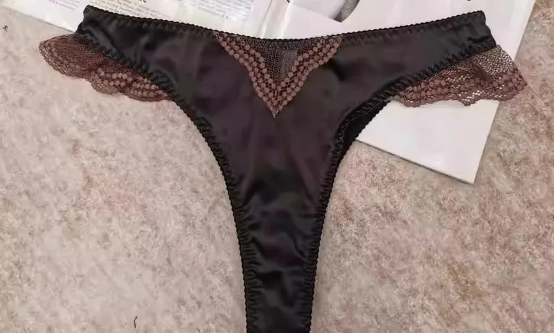 Satin Dessous-Set Französischer Spitzen-BH mit Vorder-Verschluss - Ultra dünn Minimizer & Push Up für jede Größe BANERDANNI AB — image 13