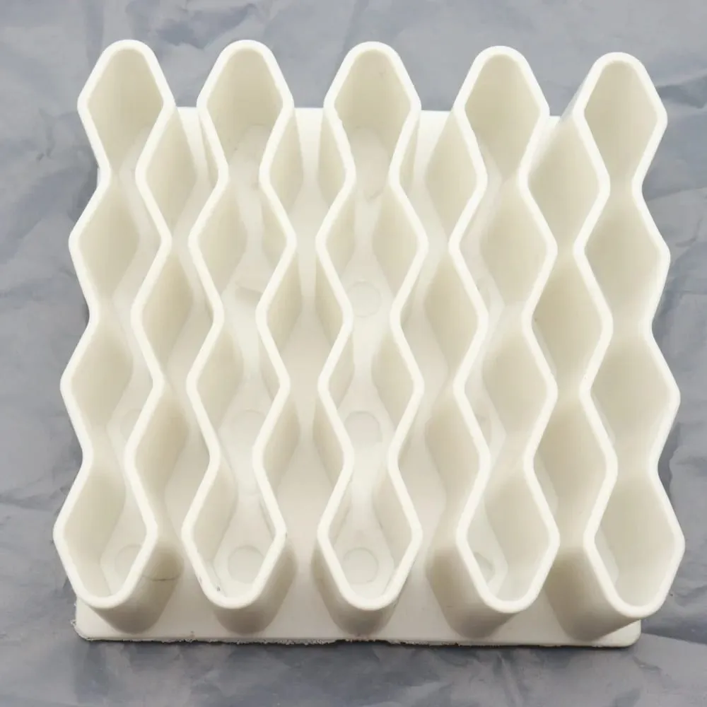 1PC Silicone Nail Tool Organizer Holder Multifunction Wave-Shaped Desktop Storage Rack for Lipstick Brushes & Cosmetics