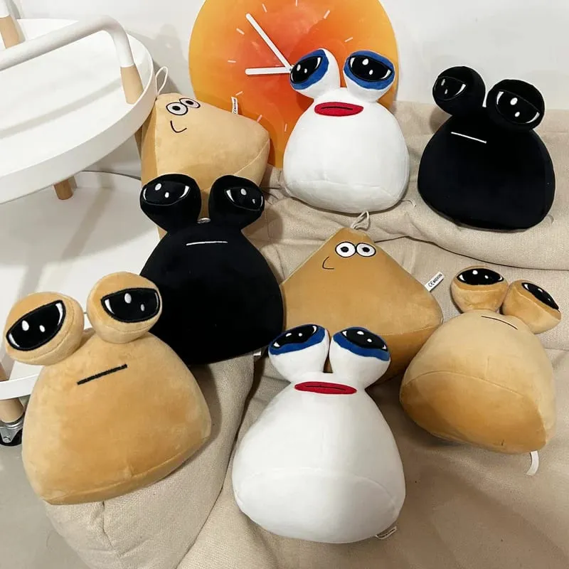 12/22cm Big Eyes E.T. Plush Pillow Stuffed POU Plush Toy Kawaii Cartoon Figure Man Gift — image 5