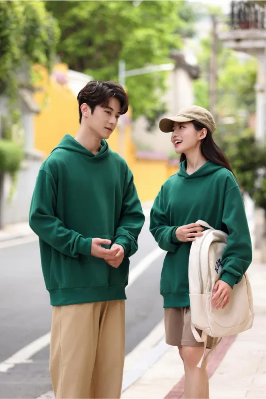 Fashionable Loose Cotton Hooded Sweatshirt for Men and Women, Customized Printed Logo, Embroidered Logo, Spring and Autumn Cloth — image 4