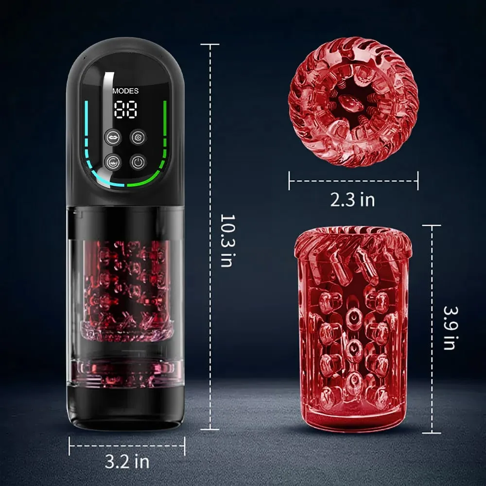 Automatic Male Masturbator Telescopic Rotation Vagina Masturbation Equipment Sex Toys for Men Goods for Adults Piston Mastubator — image 6