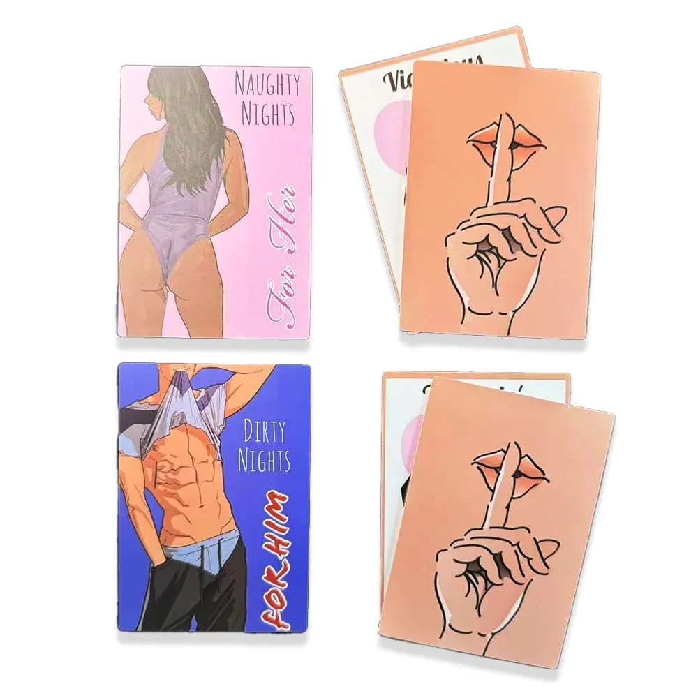 22pcs Romantic Couples Card Game Fun Date Night Board Game Truth or Dare Cards Intimate Game for Lovers Anniversary Gift Toys