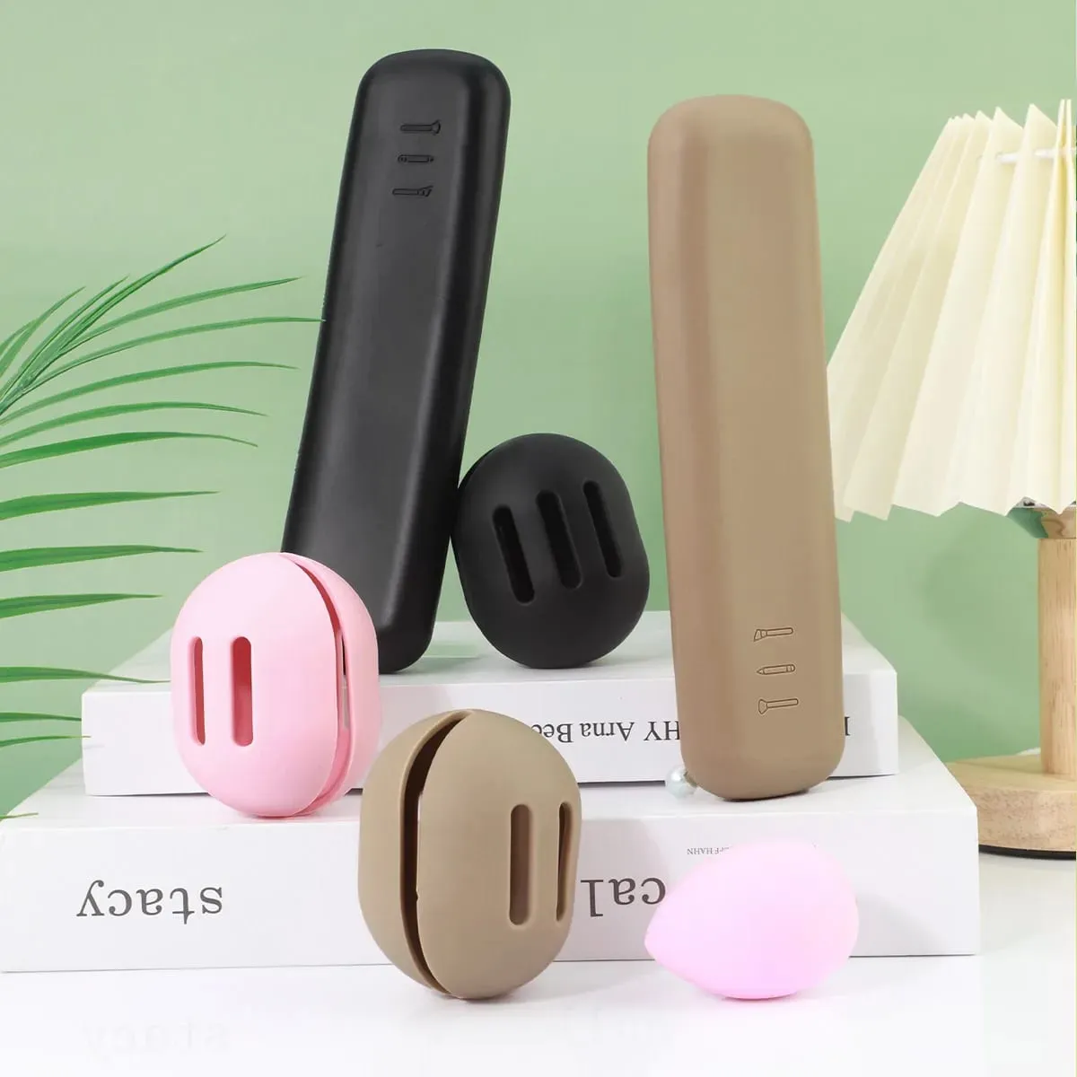 2 Stuks Reizen Make-up Borstel Houder Siliconen Cosmetische Penselen Tas Make-up Spons Case Draagbare Waterdichte Make-up Gereedschap voor Vrouwen — image 2