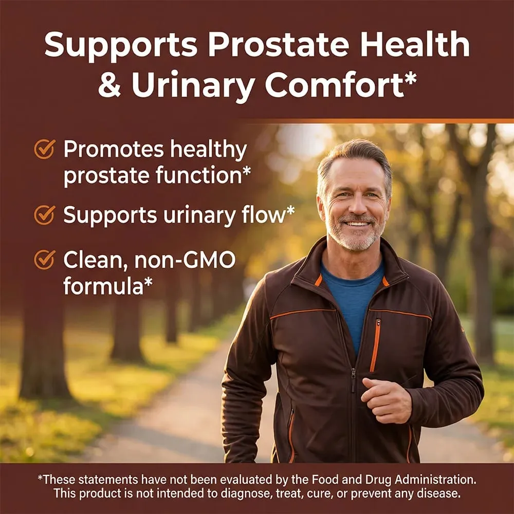 Saw Palmetto Prostate Health Supplement To Promote Urinary Tract Function - 500mg Per Serving DHT Blocker Hair Vitamin Vegan — image 3