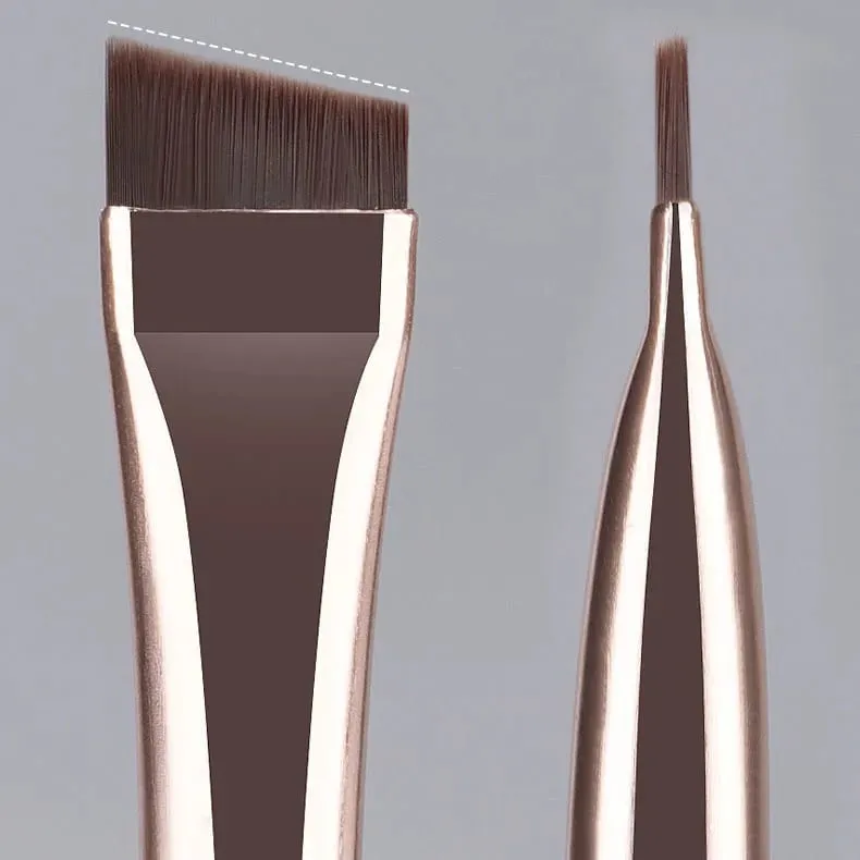 3pcs/set Blade Eyeliner Brush Eyebrow Brush Portable Flat Fine Eye Liner Brow Contour Makeup Brushes Makeup Brush Set