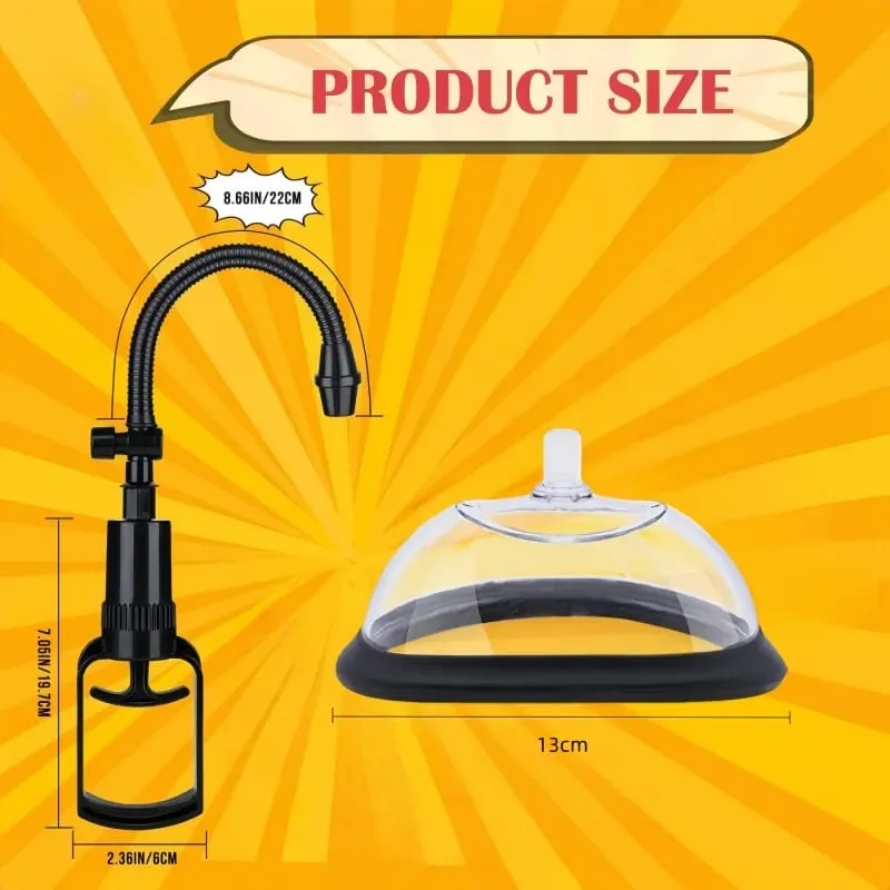 Manual Pussy Pump Vagina Clitoris Sucker Enlarge Vacuum Pump Manual Women Breast Massage Nipple Stimulator Adult Sex Toy
