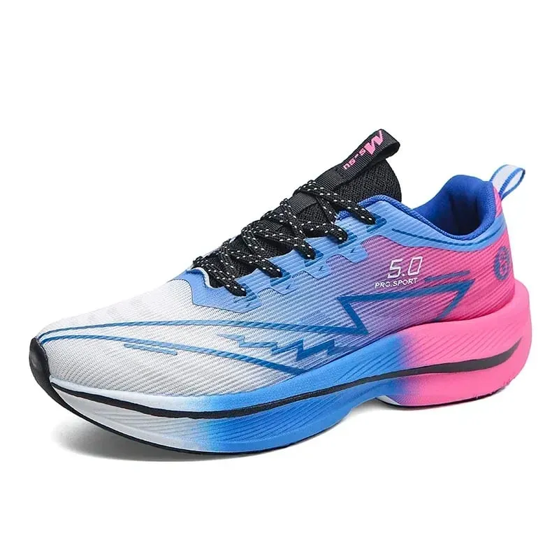 Brand Men's Carbon Plate Running Shoes Soft Cushion Shock Absorbing Sports Shoes Unisex Sneakers Light Anti-Slip Training Shoes — image 8