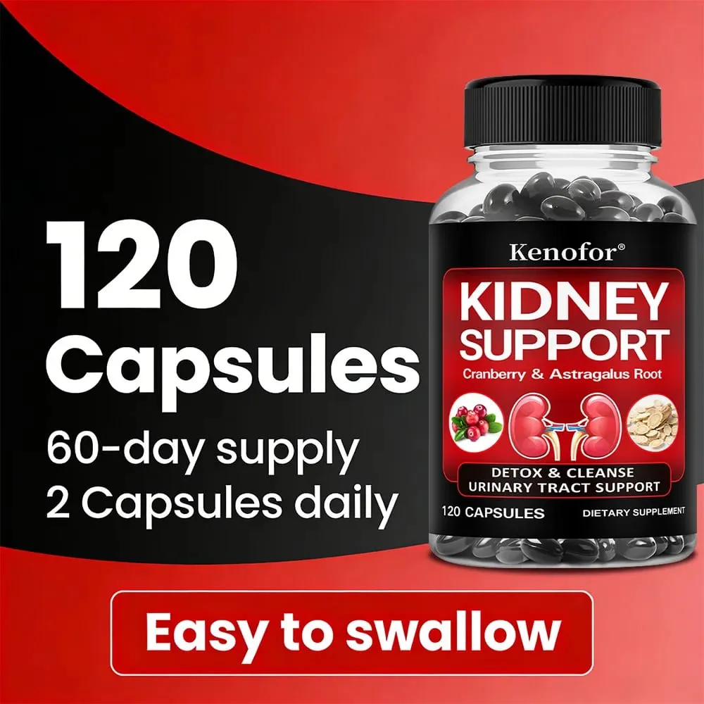 Kidney Support Supplement - with Cranberry for Normal Urinary Tract Health and Bladder Health Healthy Kidney Function — image 6