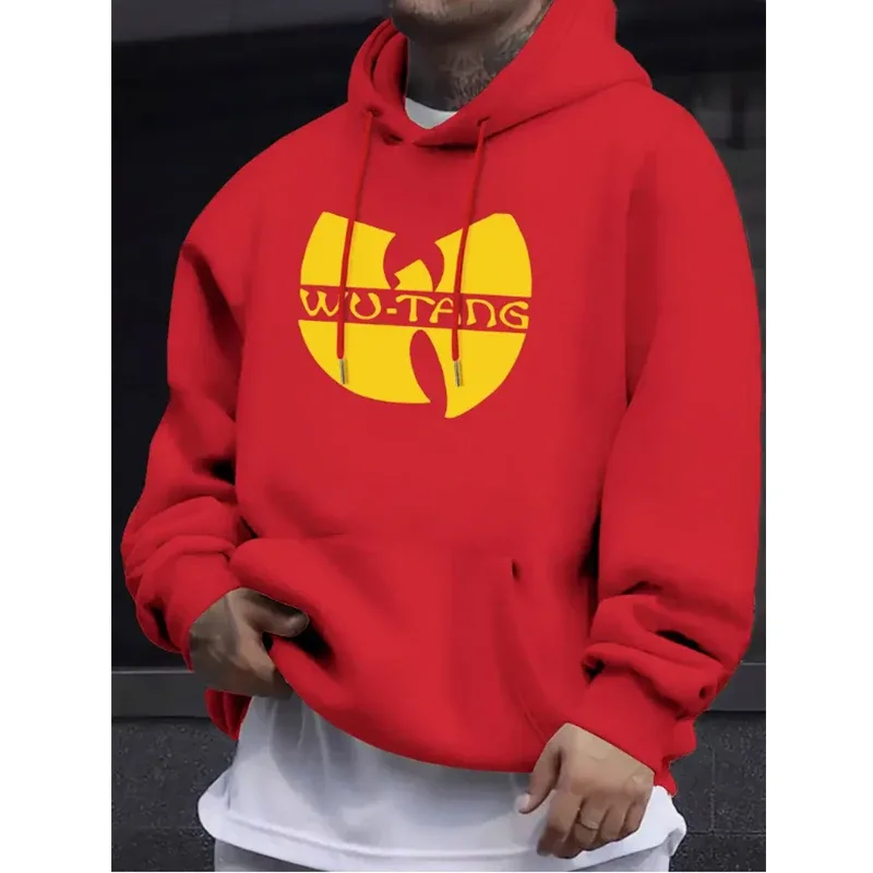 Hip Hop Années 90 Wu Clan T-tangs Hoodie Men Women's Casual Autumn Winter Vintage Hoodies Fleece Long Sleeve Hooded Sweatshirts — image 3
