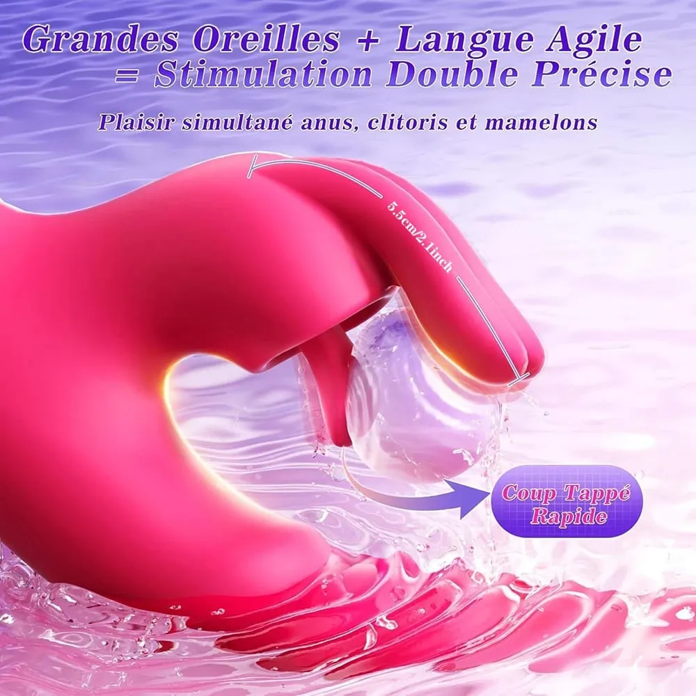 Rabbit Vibrator for Women Vagina G-Spot Vibrator Clitoris Stimulator Female Masturbation Adult Goods Sex Toy for Women — image 3