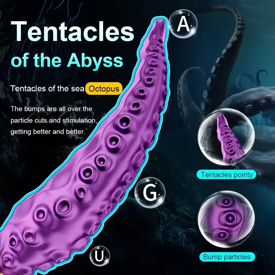 Artificial Tentacle Vibrator Women G-Spot Vagina Masseger Erotic Clitoris Stimulator Nipple Clitoral Dildo Adult Sex Toy — image 3