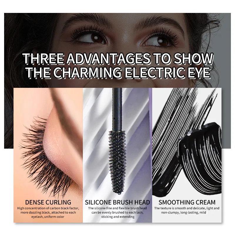 Eye Black Which Is Waterproof and Sweat Proof Can Hold Makeup Without Tingling and Can Create Natural and Slender Eyelashes — image 7