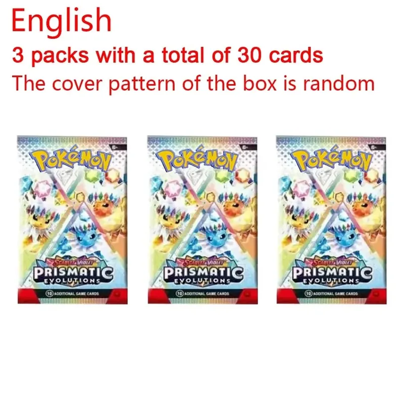 360Pcs/Box 10Cards/PACK English Pokémon Card Prismatic Evolutions English Booster Battle Transaction Card Gifts — image 8