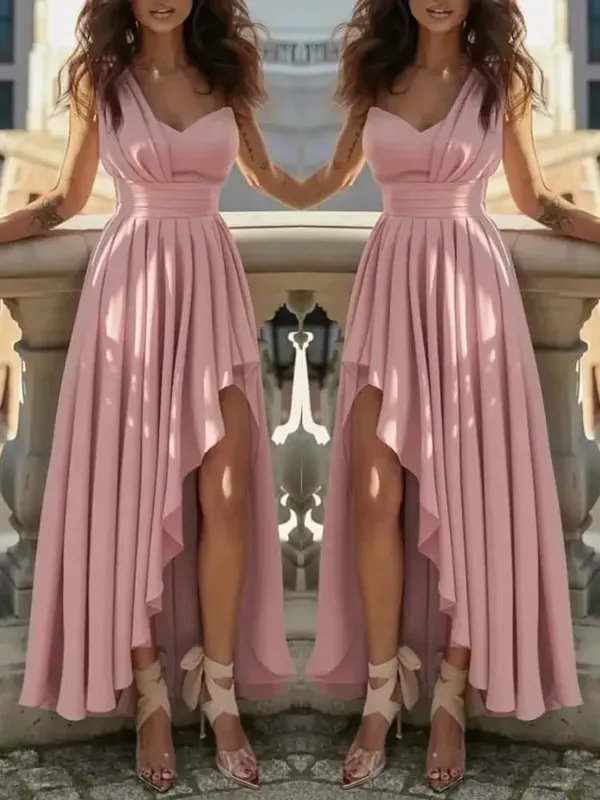 Women Evening Dresses Sexy Elegant Red Cocktail Party Chic Gala Graduation Luxury Formal Occasion Bridesmaid Gown Dress Clothes