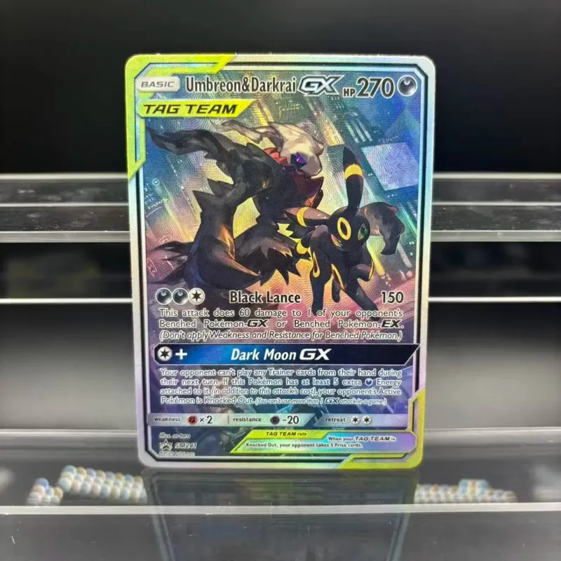 DIY Collection Cards Zekrom Umbreon Espeon Mewtwo GX EN Self Made Single Card Classic Game Anime Card Gift Toy — image 27