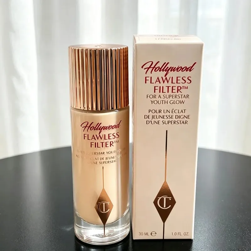 Charlotte Tilbury Lip Stick Liquid Foundation Highlighter Pressed Powder Blush Facial Spot Concealer Foundation Makeup Cosmetics — image 15