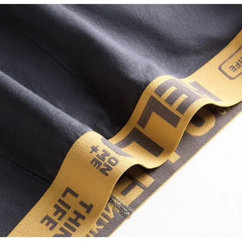 5Pairs/Men's Underwear Pure Cotton Men's Triangle Shorts Sexy Boxer Breathable Men's High Stretch 3D Underwear Men Plus L-5XL — image 7