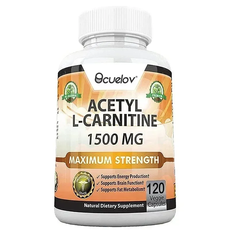 Acetyl L-Carnitine Capsules Unisex Energy & Metabolic Support Dietary Supplement Increase Body Performance Promote Metabolic — image 9