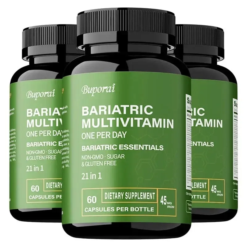 Bariatric Multivitamin Supplement - Maintaining Energy Levels Promote Bone and Overall Health - Contains 21 Vitamins & Minerals