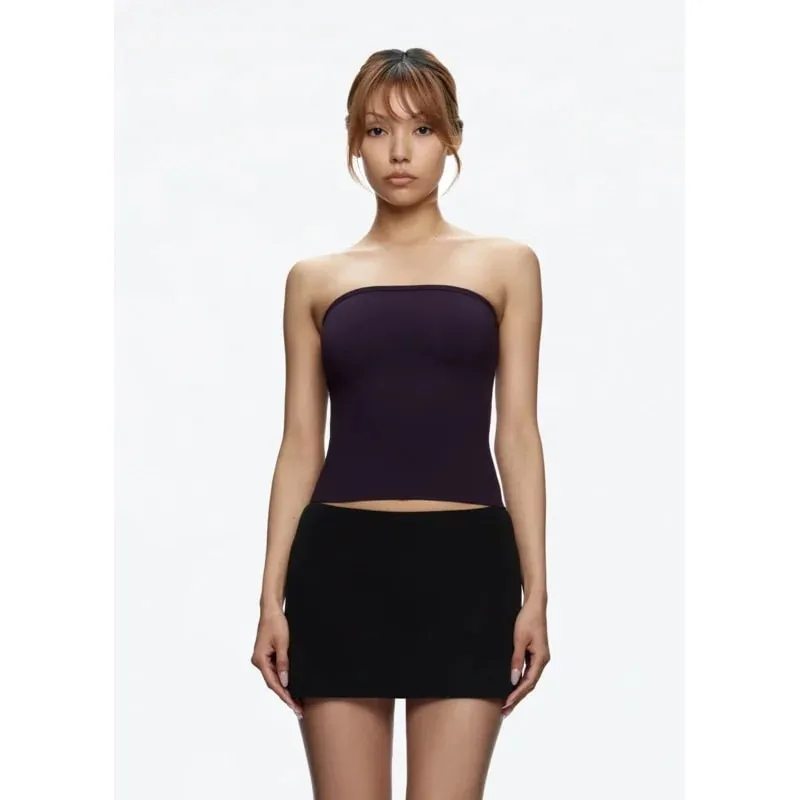 Tank Summer Women's Basic Tube Top Sexy Vest Fabric with High Elasticity and Skin-Friendly Top — image 7