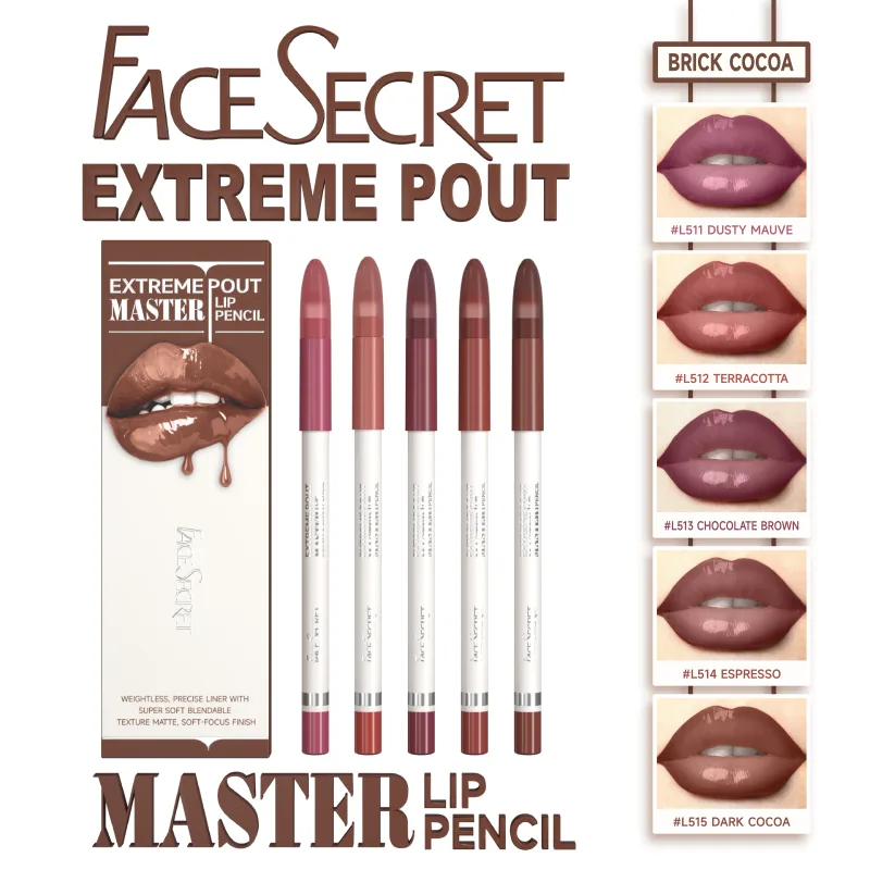 Pen Pelapik Bibir Matte 15 Warna Dengan Berus Pensil Matte Baldu Kalis Air Tahan Lama - Kit Solek Aplikasi Licin Solek Bibir — image 24