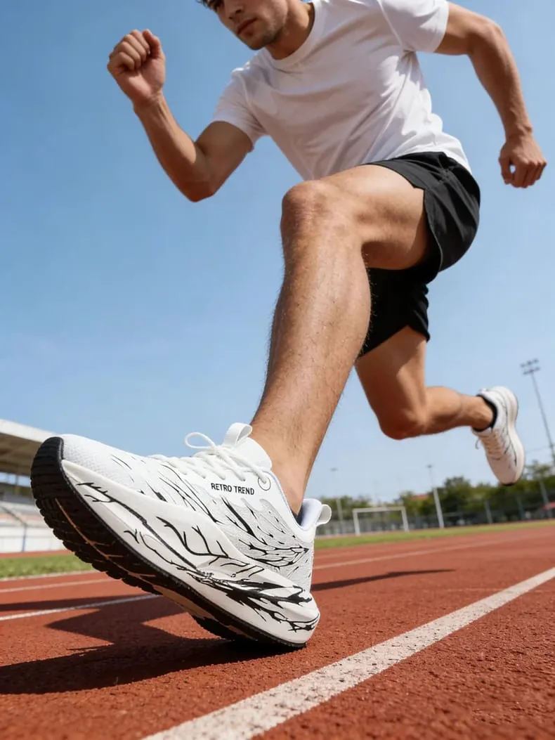 Carbon Board Marathon Men Running Shoes Speciality Sports Breathable Lightweight Comfortable Athletic Chunta Sneakers Plus Size — image 9