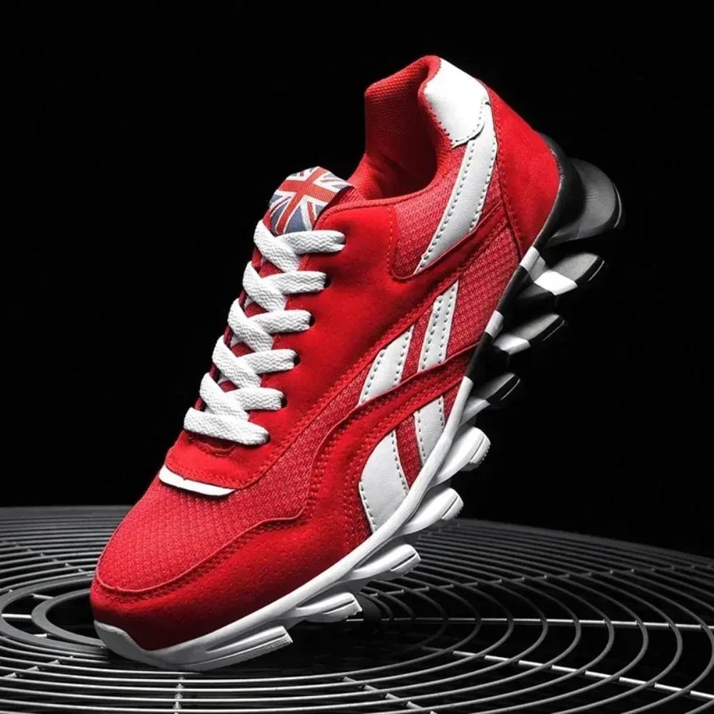 Brand Trend Size 36-48 Men's Wear-resistant Cushioning Thick-soled Fitness Sneakers Outdoor Breathable Running Shoes for Men — image 2