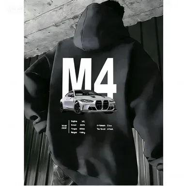 Fashion Men Women Unisex F40 Car Hoodies 2025 Autumn Winter Casual Sweatshirts JDM Streetwear Hoody Tops men clothing — image 3
