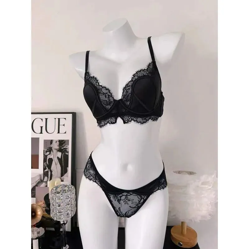 Black Purple French Lace Lingerie Full Bust Minimizer Bra Reduce Breast Size Lift Shape Prevent Sagging Sexy Push Up S-XL 32-38 — image 6