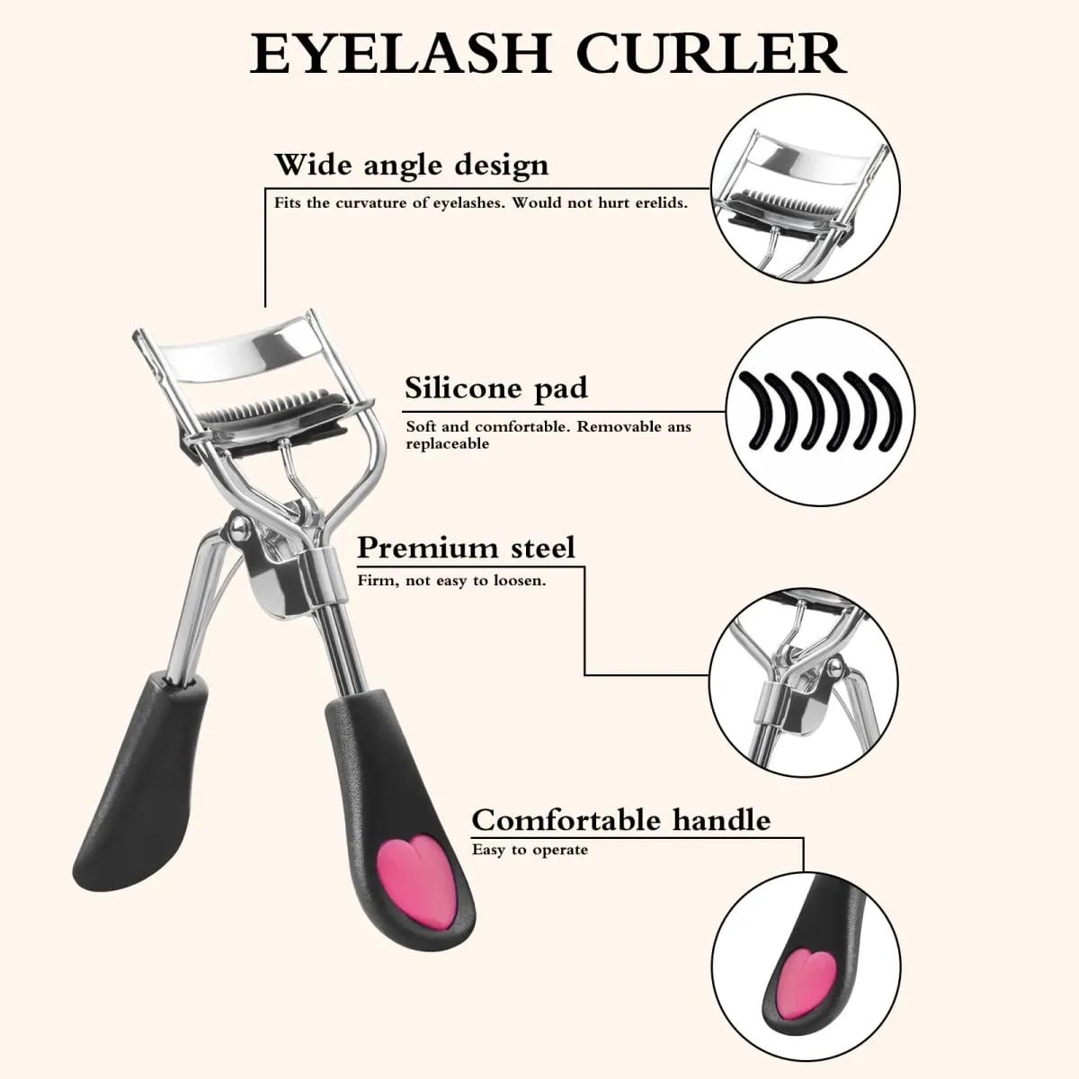 12Pcs Complete Makeup Tool Kit 7 Makeup Brushes 2 Beauty Sponges Eyelash Curler Powder Puff Storage Bag Full Cosmetic Set