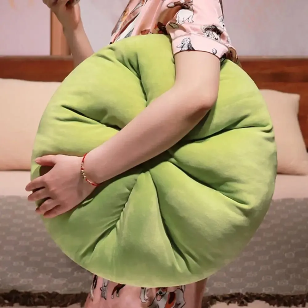 Portable Material Steamed Bun Cushion PP Cotton Filled 45cm Size Throw Pillows Cute Design Soft Texture Cushion For Men — image 2