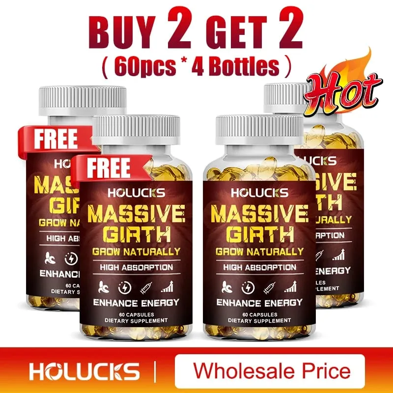 Men's Health Supplement Capsules Enhances Performance & Energy for Stamina Muscle Strength Booster